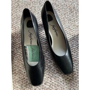 Fanfares Delta 10 Black Block Heel Dress Pumps Womens 8.5 New in Box